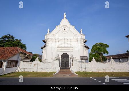 Dutch reformed church in Galle Fort, Sri Lanka Stock Photo