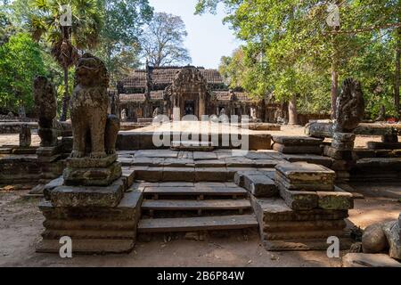 Banteay Kdei Temple in Cambodia Stock Photo