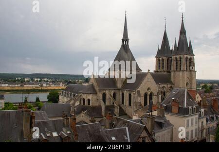 Church in Blois, France Stock Photo