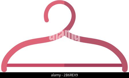 hanger accessory clothing vector illustration line and fill icon Stock  Vector Image & Art - Alamy