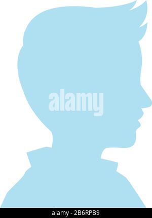 Little Boy Head Profile Silhouette Made Of Colorful Paper Cut Puzzle Pieces Children Education Or Psychology Illustration Concept In Realistic 3d Pap Stock Vector Image Art Alamy