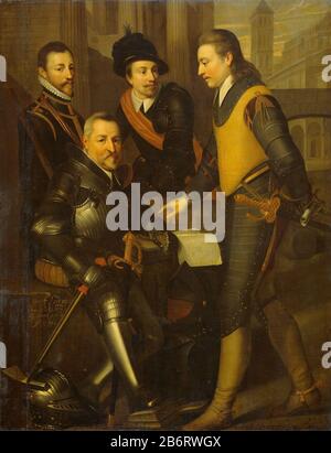 Group Portrait Of The Four Brothers Of William I Prince Of Orange