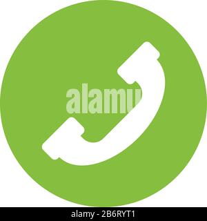telephone communication device isolated icon Stock Vector