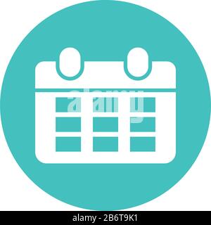calendar reminder block and flat style Stock Vector Image & Art - Alamy
