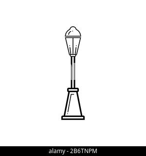 Street lamp icon Stock Vector