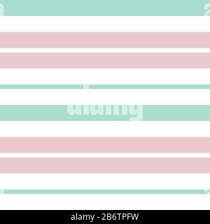 Colourful Classic Fashion Stripe Pattern - This is a classic horizontal striped pattern suitable for shirt printing, textiles, jersey, jacquard Stock Vector