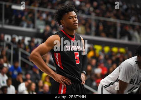 Etiwanda Eagles guard Jaylen Clark (5) during a CIF State Open Division ...