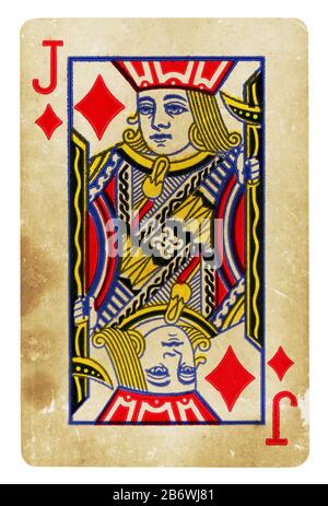 VINTAGE ! 3 pcs. Nippon Paint Playing Card - King Queen Jack of Diamonds  (#156)