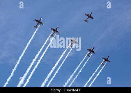 Melbourne, Australia. 12th March, 2020. Preparations for the 2020 Formula 1 Australian Grand Prix Credit: Chris Putnam/ZUMA Wire/Alamy Live News Stock Photo