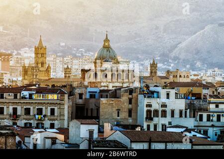 Palermo Cathedral, Sicily Stock Photo