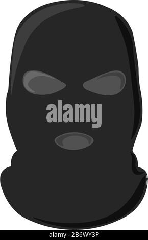 Thief mask, illustration, vector on white background. Stock Vector