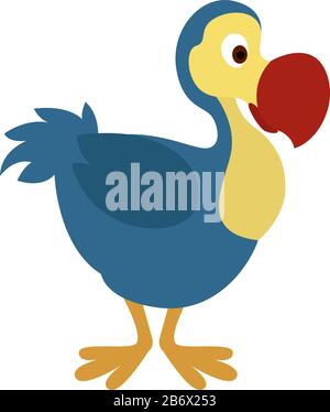 Dodo bird extinct animal illustration Stock Vector Image & Art - Alamy