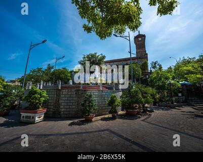 Christ the King Cathedral of Nha Trang in central Vietnam Stock Photo