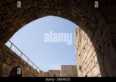 Interior of the Byblos Castle. Byblos, Lebanon - June, 2019 Stock Photo