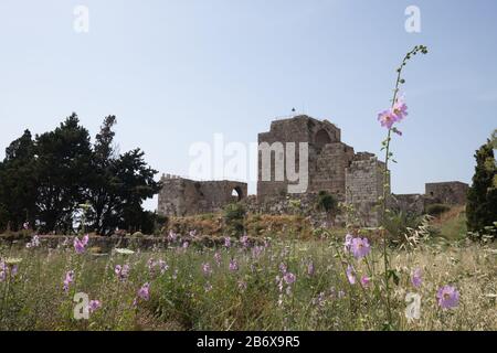 View of Byblos Castle. Byblos, Lebanon - June, 2019 Stock Photo