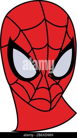 spiderman face template