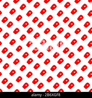Cellphone pattern, illustration, vector on white background. Stock Vector