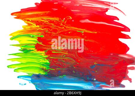 Abstract colorful background made from water color Stock Photo
