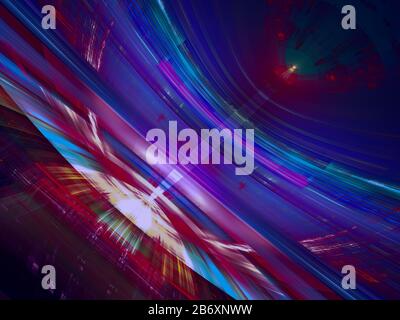 Abstract sci fi background - digitally generated 3d illustration Stock Photo