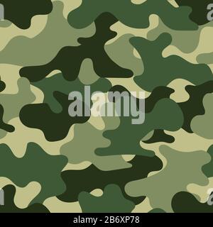 Camouflage seamless pattern background. Classic clothing masking camo print  Stock Vector Image & Art - Alamy