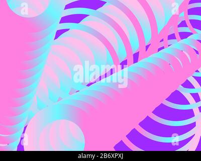Colorful gradient abstract background with geometric fluid shapes. Trendy design template with vibrant gradient colors. Vector illustration Stock Vector