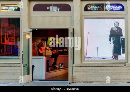 USA,Deep South, Tennessee, Nashville, Johnny Cash museum *** Local Caption ***  USA, Deep South, Tennessee, Nashville, Music City, Music row, country Stock Photo