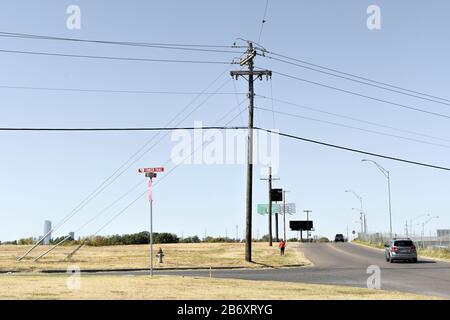 USA, Texas, Panhandle, Gray County, Interstate 40 Stock Photo