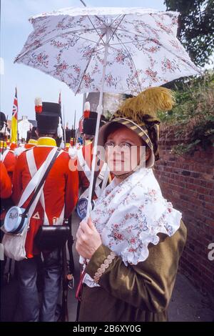 The Battle of Waterloo 175th anniversary re-enactment on June 19th 1990: Stock Photo