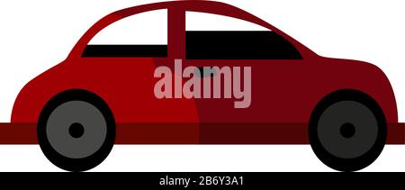 Vector cartoon red car front view Stock Vector Image & Art - Alamy