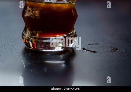 Drinking Alcohol Make Your See Blurry Stock Photo