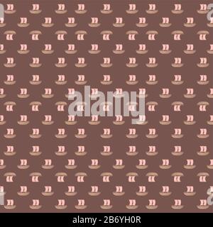 Boats pattern, illustration, vector on white background. Stock Vector