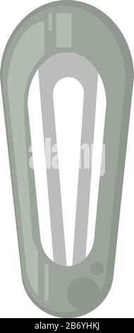 Hair brooch, illustration, vector on white background. Stock Vector