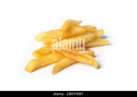 French potatoes isolated on white Stock Photo