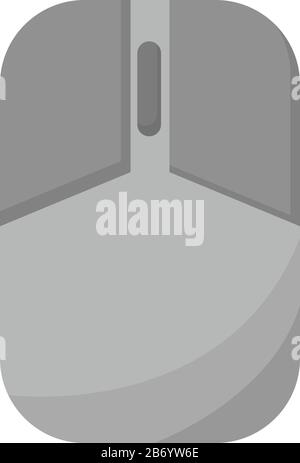 Computer mouse, illustration, vector on white background. Stock Vector