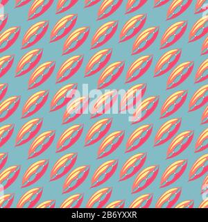 Pillows pattern, illustration, vector on white background. Stock Vector