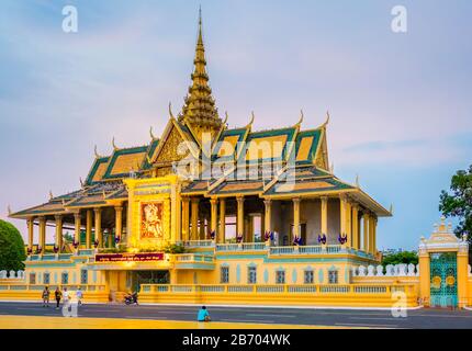 Moonlight Pavilion (Preah Thineang Chan Chhaya) of the Royal Palace, Phnom Penh, Cambodia Stock Photo