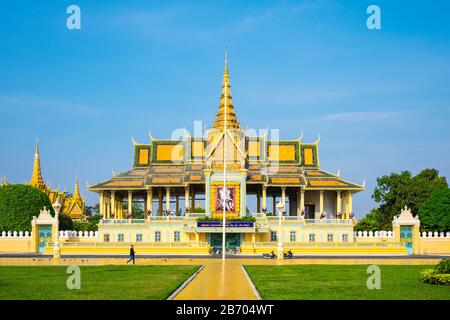 Moonlight Pavilion (Preah Thineang Chan Chhaya) of the Royal Palace, Phnom Penh, Cambodia Stock Photo