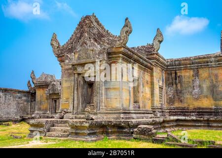 Prasat Preah Vihear temple ruins, Kantout, Preah Vihear Province, Cambodia Stock Photo