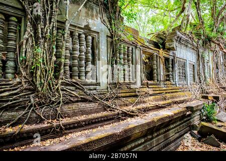 Prasat Beng Mealea temple ruins, Siem Reap Province, Cambodia Stock Photo