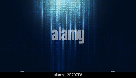 abstract technology modern square and binary futuristic hi tech modern gradient and light.vector illustration. Stock Vector
