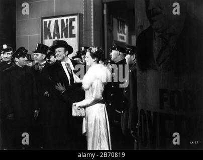 ORSON WELLES as Charles Foster Kane SONNY BUPP as Kane III and RUTH WARRICK as Emily Monroe Norton Kane in CITIZEN KANE 1941 director Orson Welles screenplay Herman J. Mankiewicz and Orson Welles music Bernard Herrmann Mercury Productions / RKO Radio Pictures Stock Photo