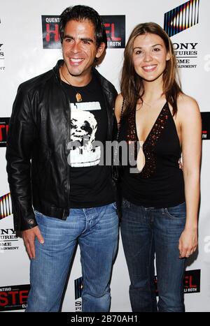 Eli Roth and Barbara Nedeljakova at Director Eli Roth's Birthday and DVD Launch of 'Hostel' held at Rokbar in Hollywood, CA. The event took place on Tuesday, April 18, 2006.  Photo by: SBM / PictureLux - All Rights Reserved - File Reference # 33984-2914SBMPLX Stock Photo