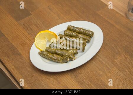 Food called sarma on turkey Stock Photo