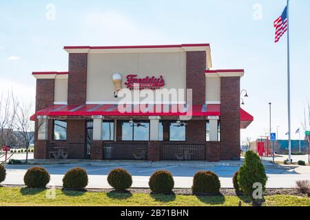 Freddy's restaurant in Lexington Kentucky Stock Photo