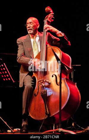 Jazz bassist legend Ron Carter performing live Stock Photo
