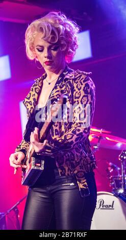 Samantha Fish and Band Live in Norwich England Stock Photo - Alamy