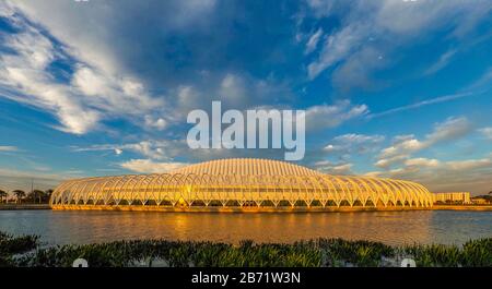 The Innovation, Science and Technology Building, designed by architect Dr. Santiago Calatrava at Florida Polytechnic University in Lakeland Florida Stock Photo