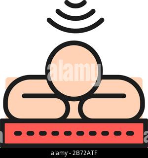 X-ray, Mri scanner, Magnetic Resonance Imaging, medical diagnostic color icon. Stock Vector