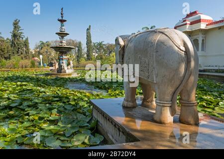 Saheliyon-ki-Bari  Garden of the Maidens Udaipur Rajasthan India Stock Photo
