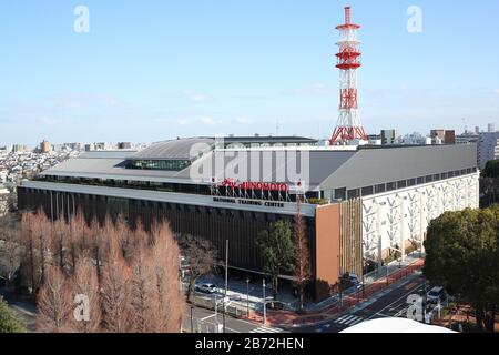 Japan Training Building Tokyo at Ajinomoto National Training Center, Tokyo, Japan. 22nd Apr ...
